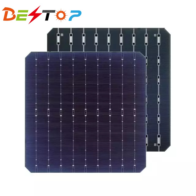 ESSMATE 20%~22% Células Fotovoltaicas de Alta Eficiência 166*166mm Célula Solar Monocristalina 9bb Célula Solar para Venda