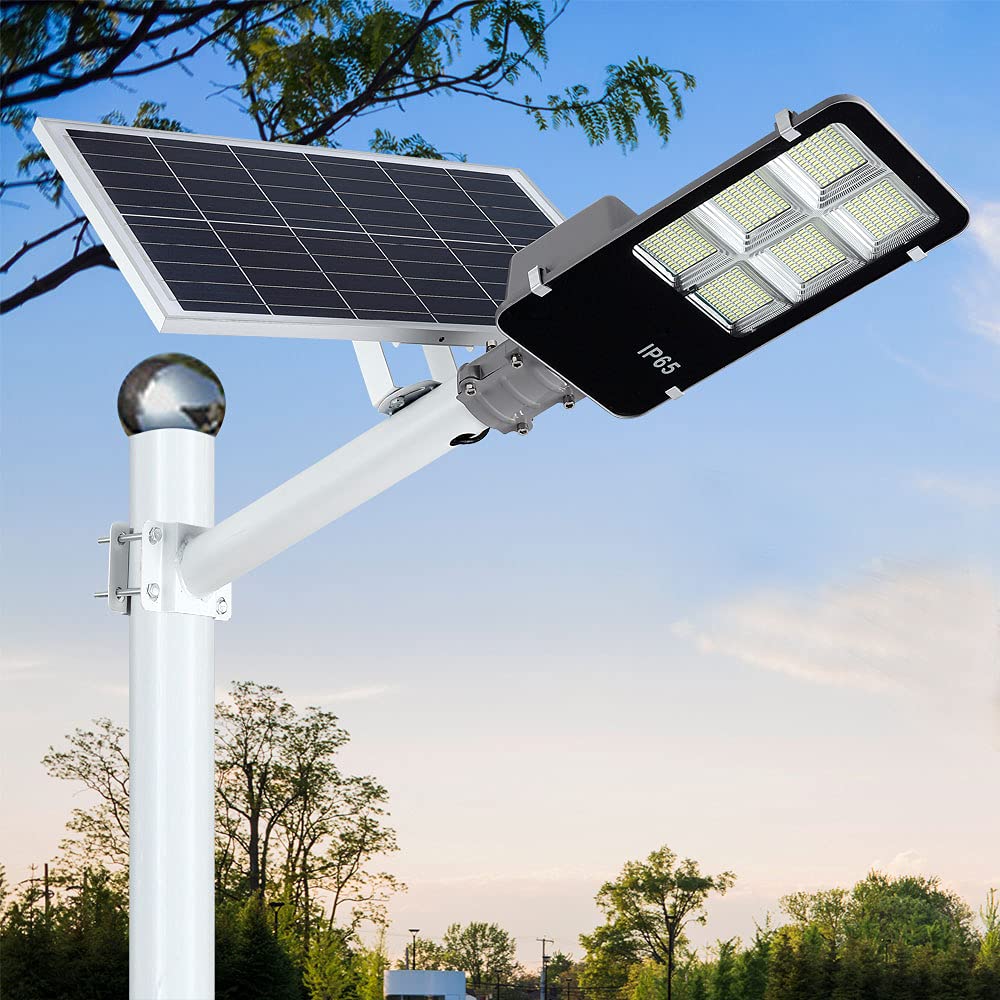 Novo candeeiro de rua de LED integrado tudo em um para ambientes externos com energia solar para jardim