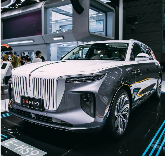 Carro EV adulto HongQi E-HS9 Novos veículos de energia CLTC660Km 690Km Long Range