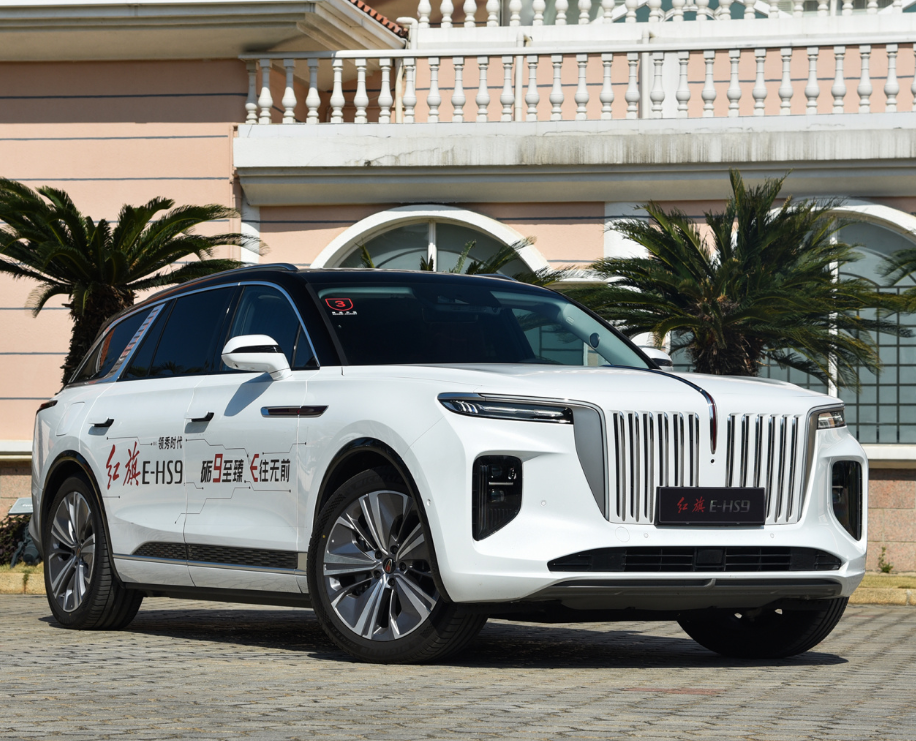 2022 SUV Grande HongQi E-HS9 EV Veículos de Nova Energia com Motor Duplo de Alto Desempenho 4WD