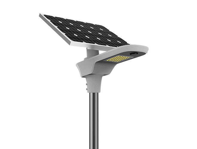 Novo candeeiro de rua de LED integrado tudo em um para ambientes externos com energia solar para jardim