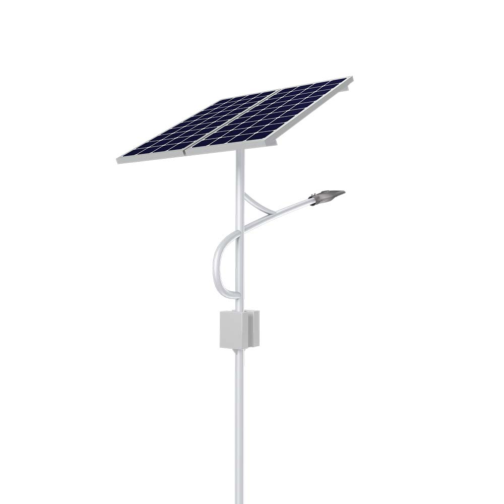  Iluminação externa LED economizadora de energia Lâmpada de rua solar