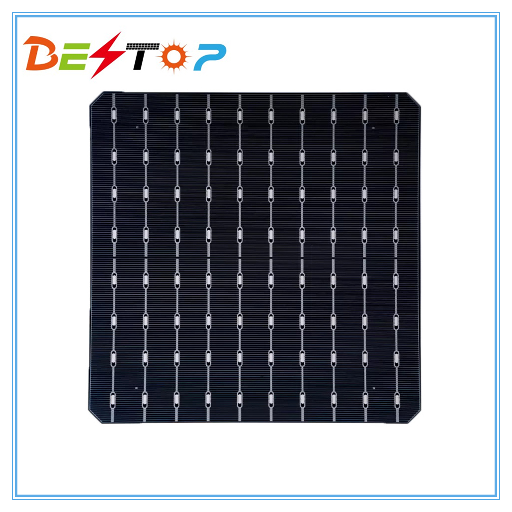 ESSMATE 20%~22% Células Fotovoltaicas de Alta Eficiência 166*166mm Célula Solar Monocristalina 9bb Célula Solar para Venda