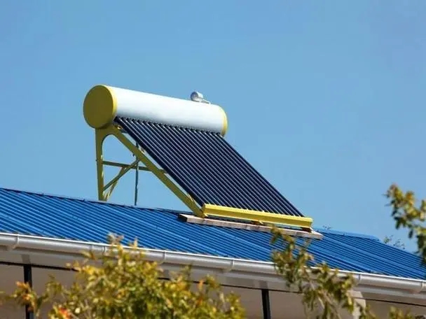 Aquecedor solar de água pressurizado com tubo de calor de aço inoxidável